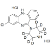 Desmethyl Clozapine-d8 2HCl