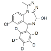 4-Hydroxy-Alprazolam-d5