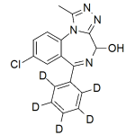 4-Hydroxy-Alprazolam-d5