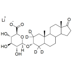 Androsterone-beta-D-glucuronide labeled d4 Li salt
