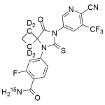 N-Desmethyl Apalutamide-15N,d4