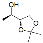 (R)-1-((S)-2,2-dimethyl-1,3-dioxolan-4-yl)ethanol (oil)