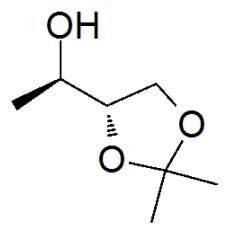 (R)-1-((S)-2,2-dimethyl-1,3-dioxolan-4-yl)ethanol (oil)