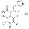 Racemic Clopidogrel Acid Hydrochloride Labeled d4