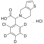 Racemic Clopidogrel Acid Hydrochloride Labeled d4