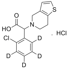 Racemic Clopidogrel Acid Hydrochloride Labeled d4