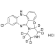 Desmethyl Clozapine-d8 HCl