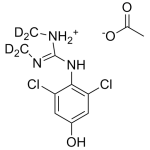 4-Hydroxy Clonidine-d4 Acetate salt