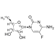 5'-Deoxy-5-fluorocytidine Labeled 13C5