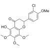 (rac)-2-(3-chloro-4-methoxyphenyl)-5-hydroxy-6,7,8-trimethoxychroman-4-one - Flavonoids
