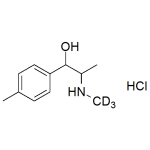 4-Methylephedrine labeled d3 (Mephedrone metabolite) HCl