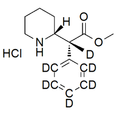 D-threo methylphenidate labeled d6 Hydrochloride