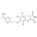 Hydroxy Pioglitazone Labeled d4 (M-IV Metabolite)