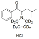 alpha-Pyrrolidinoisohexanophenone-d8  (alpha-PiHP-d8) HCl 0.1mg/ml