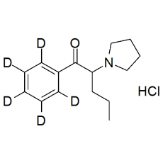 alpha-Pyrrolidinovalerophenone  labeled d5 (alpha-PVP-d5) Hydrochloride