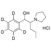 1-phenyl-2-(pyrrolidin-1-yl)pentan-1-ol labeled d5 (OH-alpha-PVP-d5) Hydrochloride