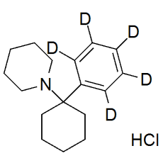 Phencyclidine labeled d5 HCl (PCP-d5.HCl)