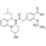Hydroxy Repaglinide Labeled d5 (M4 Metabolite) (Racemic mix)