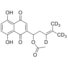 Racemic Acetyl Shikonin Labeled d7