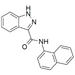 N-(Naphthalen-1-yl)-1H-indazole-3-carboxamide1mg/ml